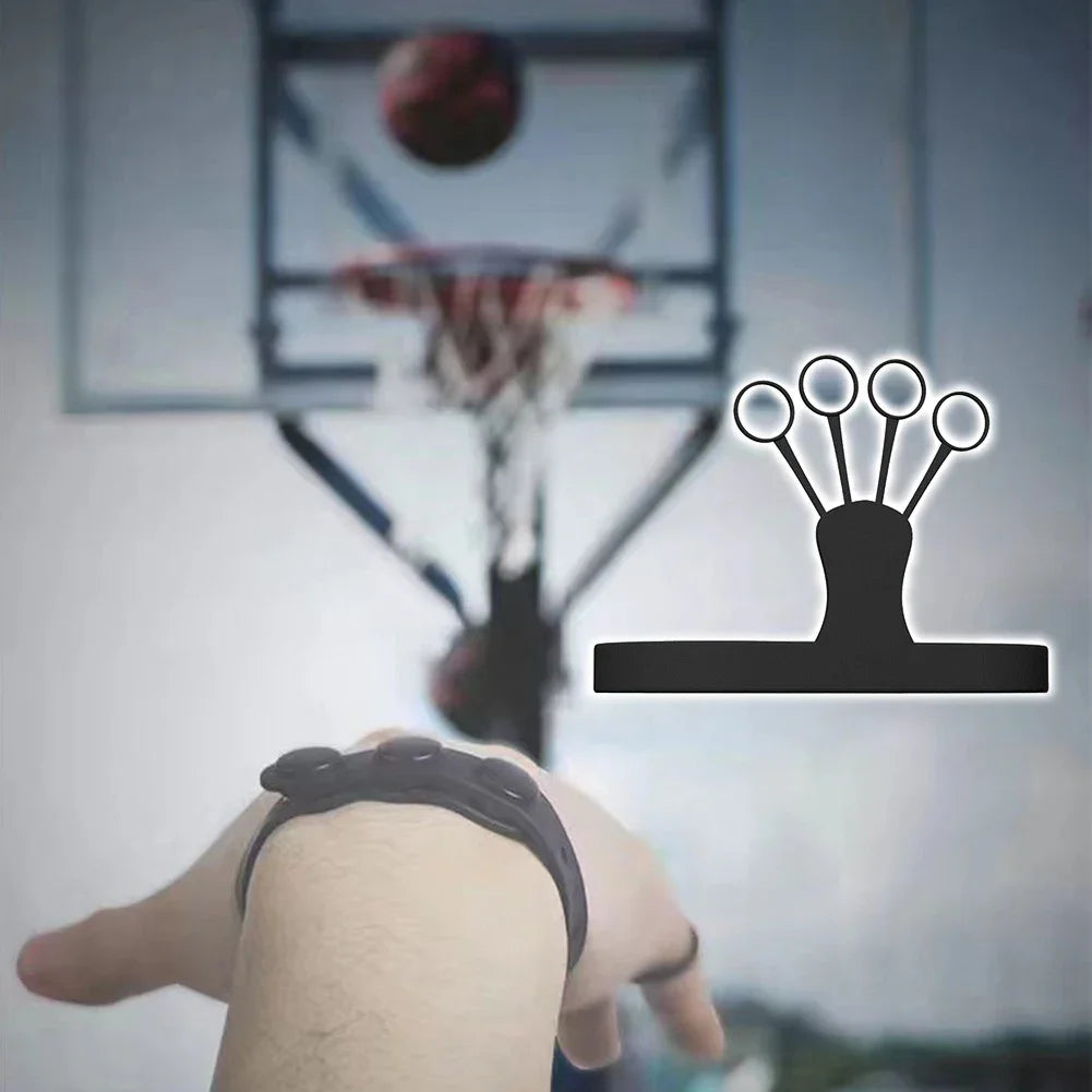 Basketball Shooting Aid - Silicone Training Equipment for Correct Shooting Posture and Grip Enhancement