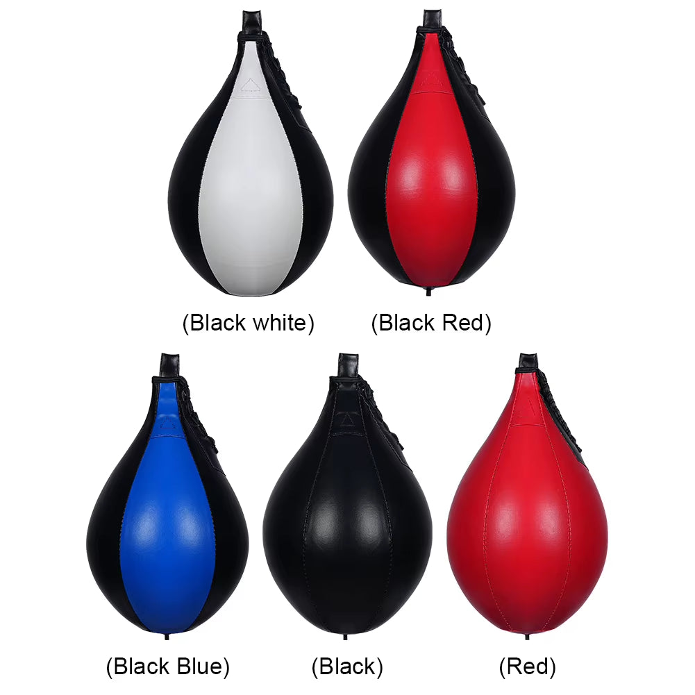 Professional PU Leather Boxing Speed Ball - Reflex Training and Stress Relief Equipment